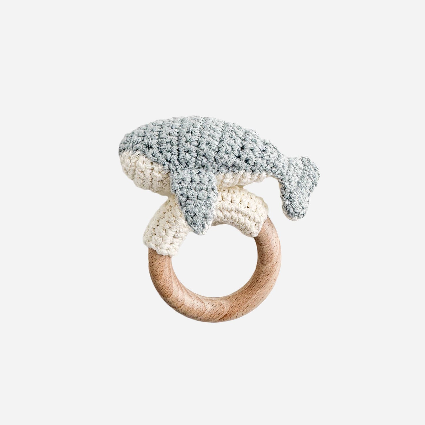 Crochet Whale Rattle & Teether