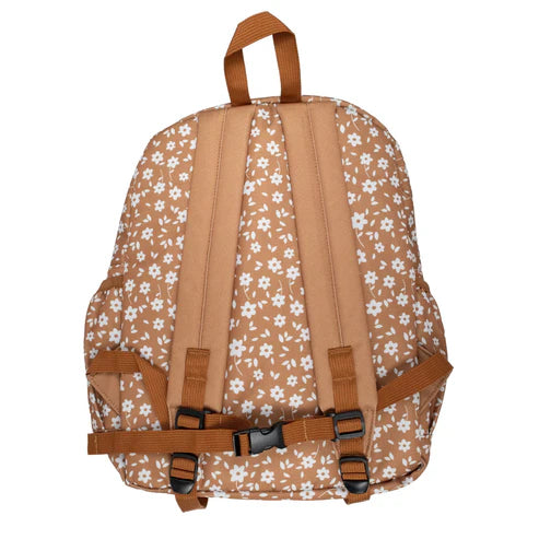 Camel Floral Backpack