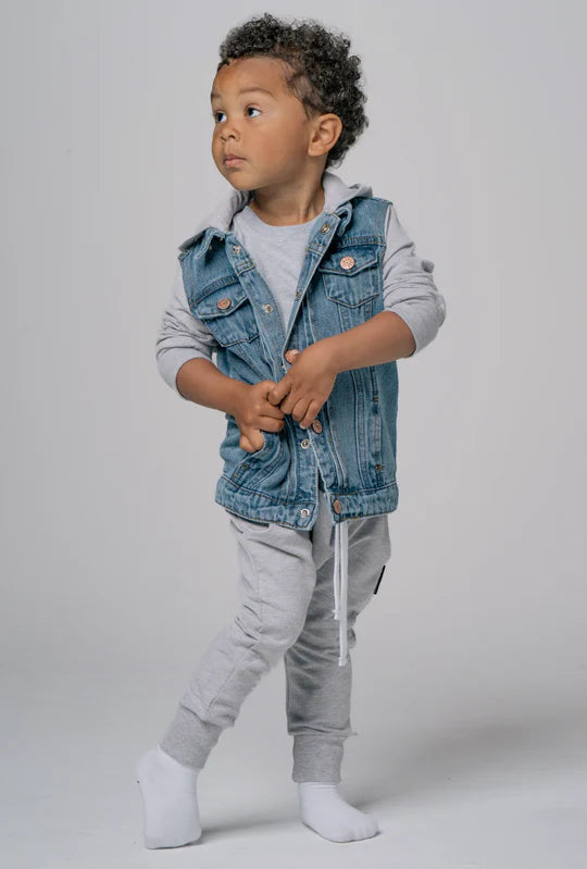 Hooded Denim Jacket