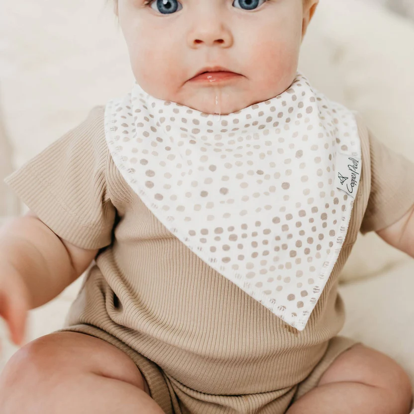 Copper Pearl Bandana Bib