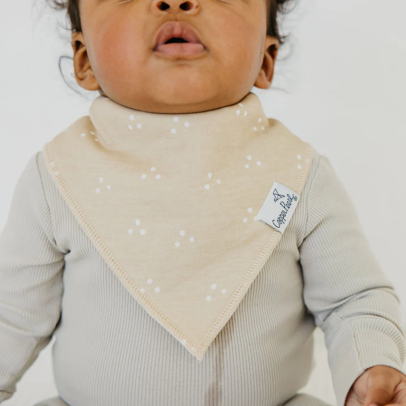 Copper Pearl Bandana Bib