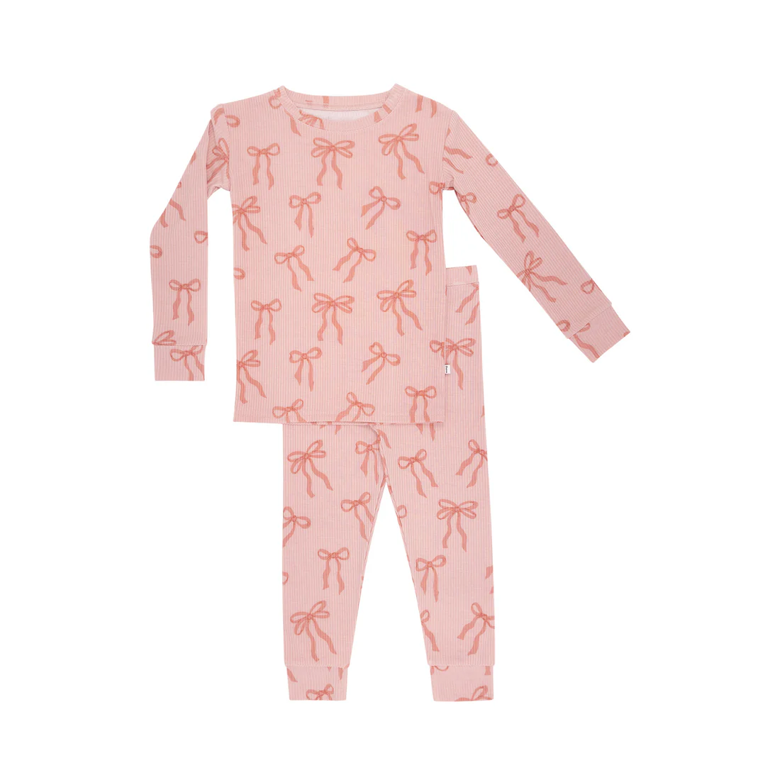 Bow Ribbed Two-Piece Set