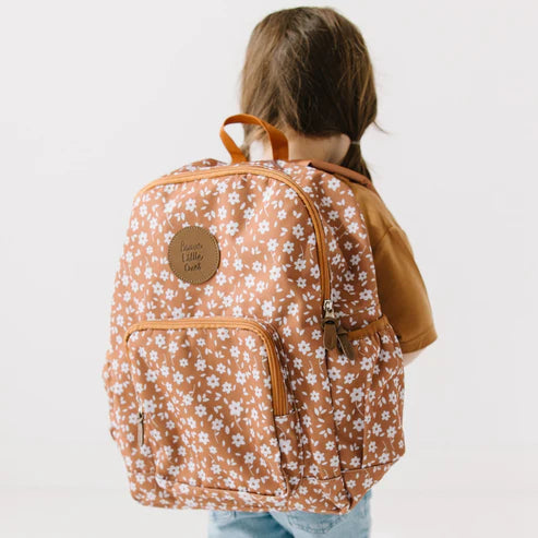 Camel Floral Backpack