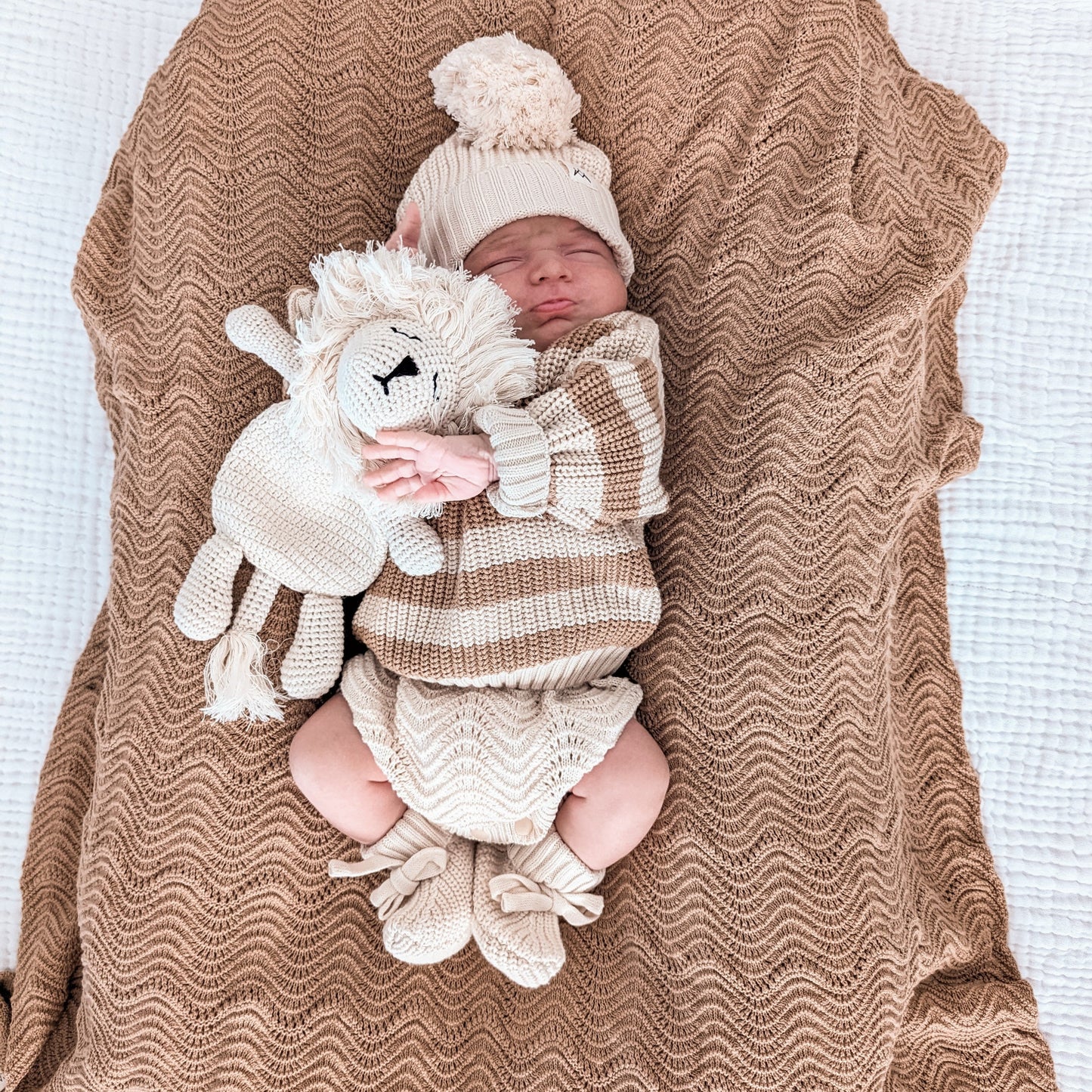 Wave Knit Blanket