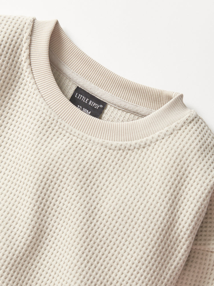 Elevated Waffle Crewneck