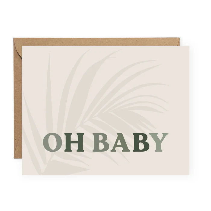 Oh Baby Greeting Card