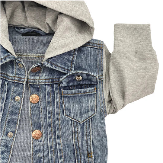 Hooded Denim Jacket
