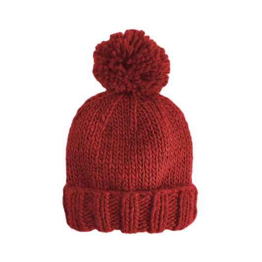 Classic Pom Hat, Red | Kids & Baby Christmas Valentines