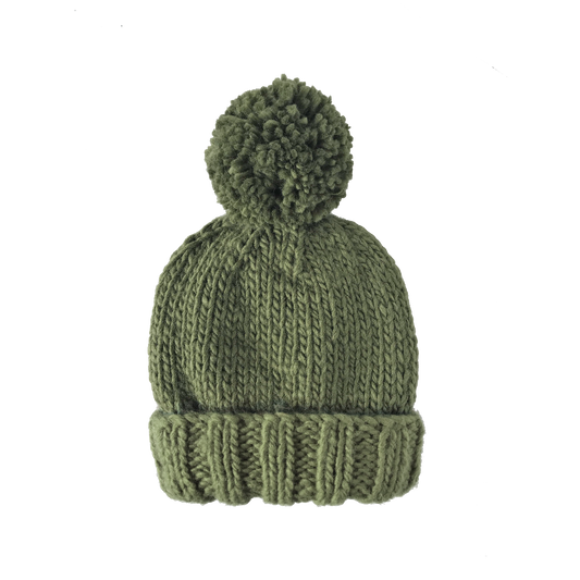 Classic Pom Hat, Moss
