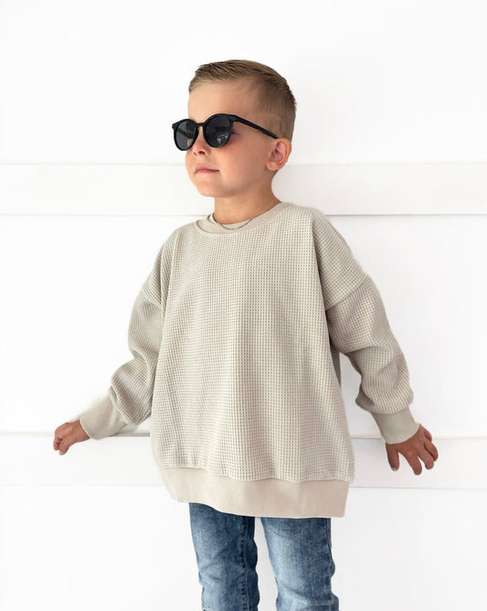 Elevated Waffle Crewneck