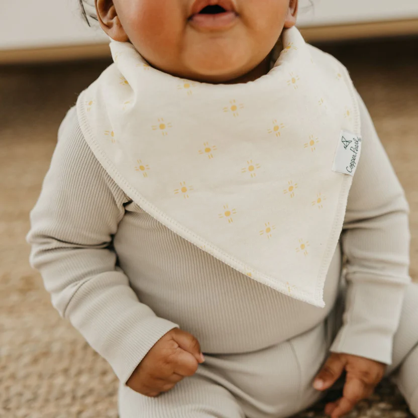 Copper Pearl Bandana Bib