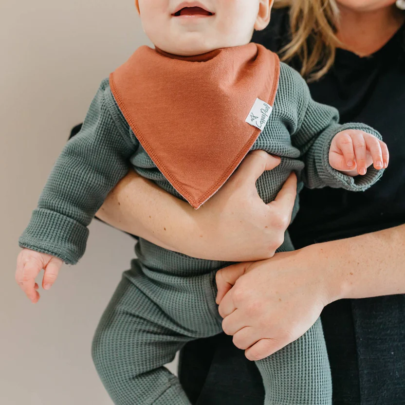 Copper Pearl Bandana Bib