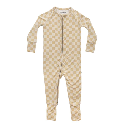Checkered Lines Zip Sleeper