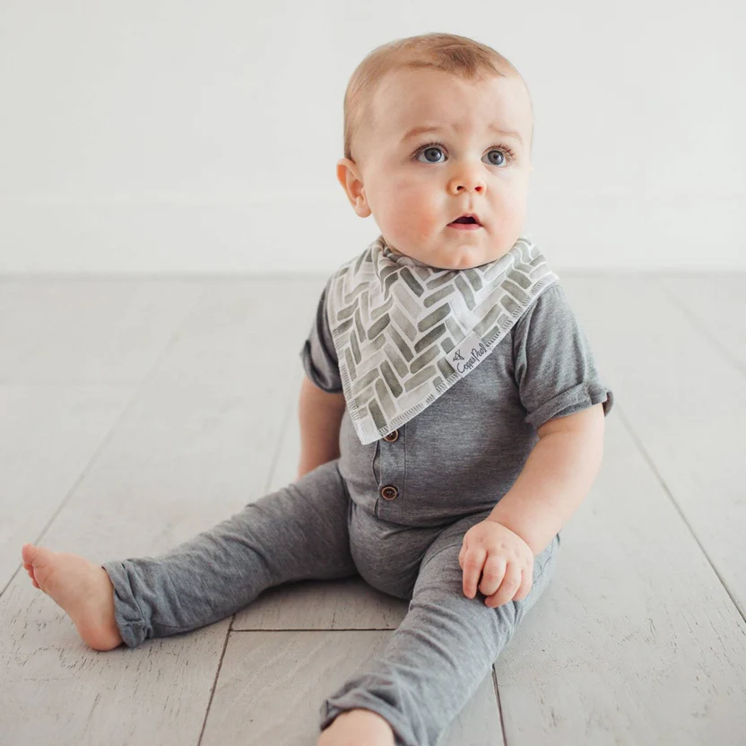 Copper Pearl Bandana Bib