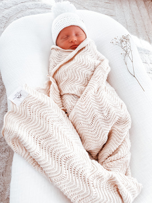 Wave Knit Blanket